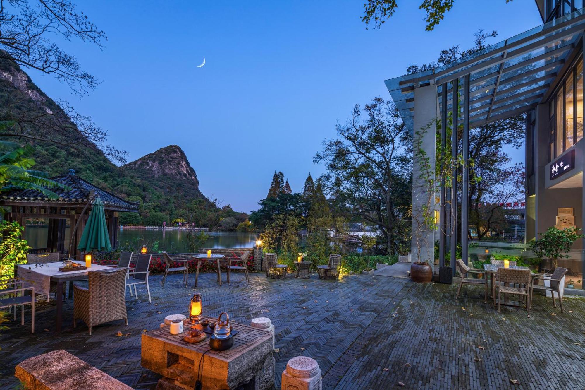 Guilin Heshe Lakeside Resort-Free Pick Up Service Stay Two Nights מראה חיצוני תמונה