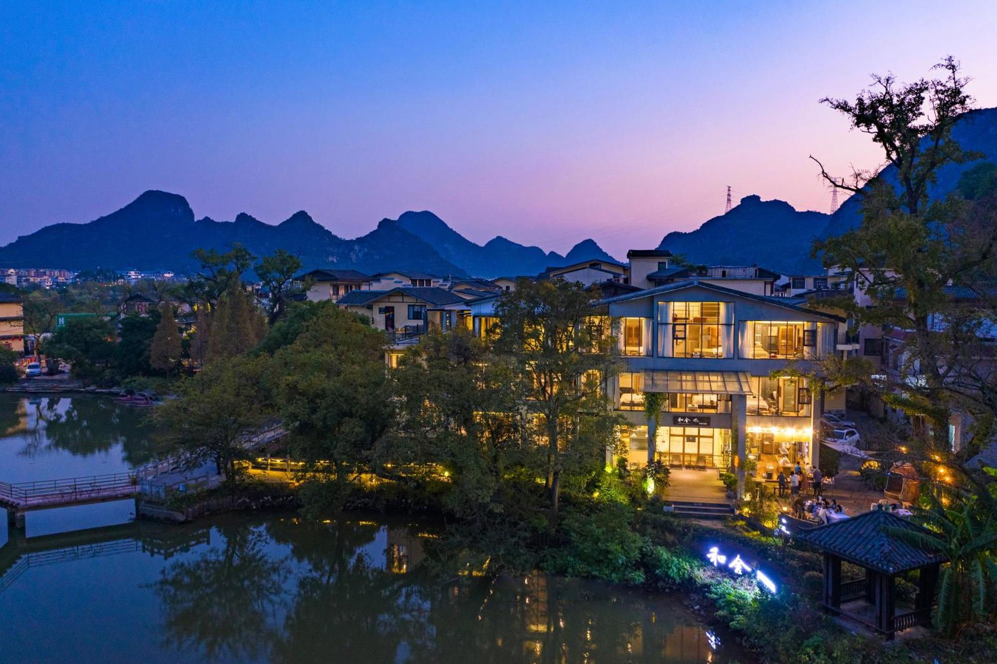 Guilin Heshe Lakeside Resort מראה חיצוני תמונה