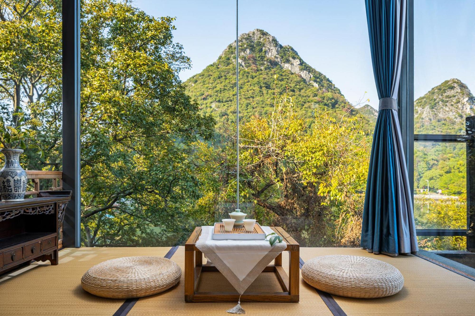 Guilin Heshe Lakeside Resort-Free Pick Up Service Stay Two Nights מראה חיצוני תמונה