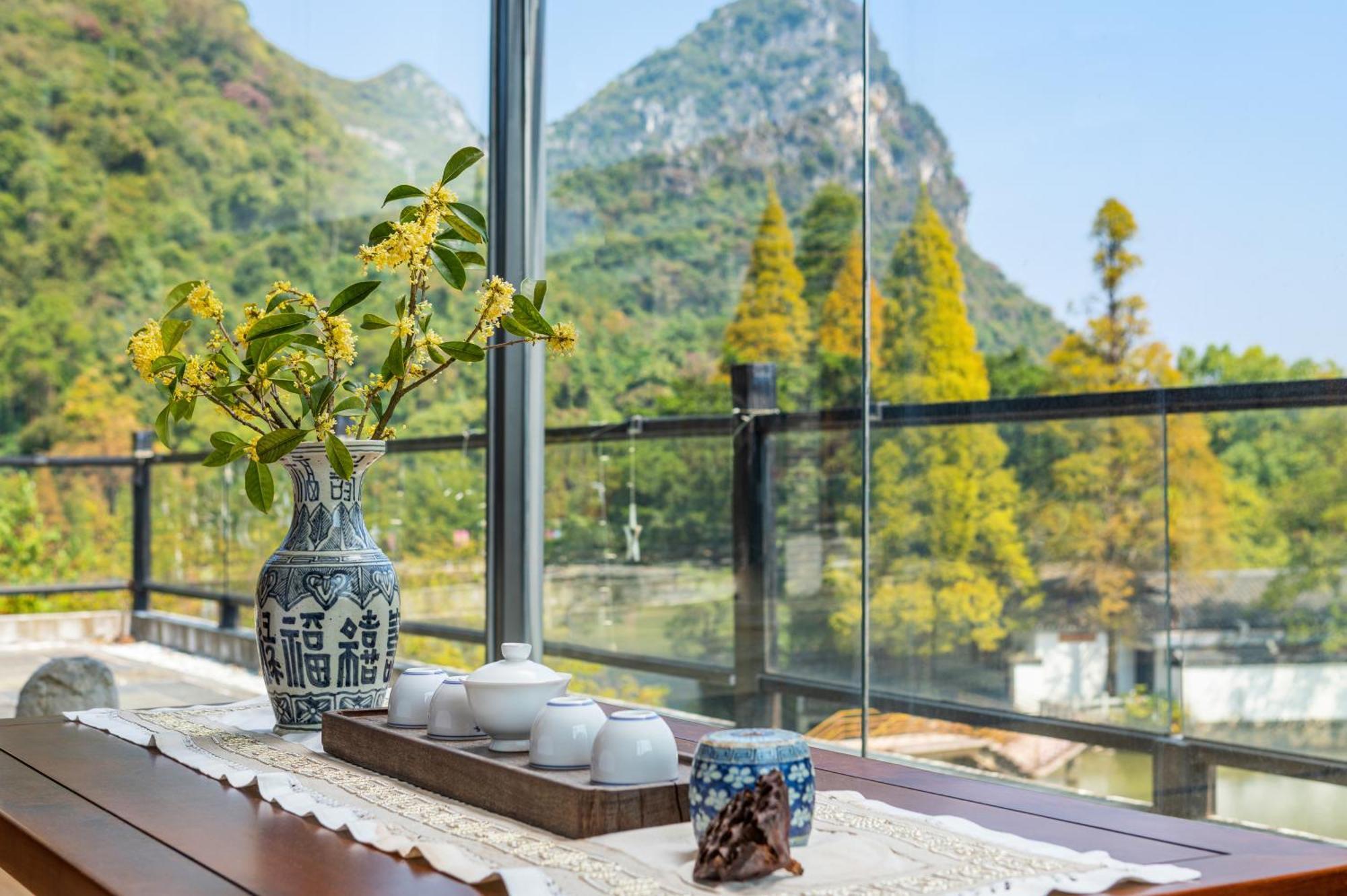 Guilin Heshe Lakeside Resort-Free Pick Up Service Stay Two Nights מראה חיצוני תמונה