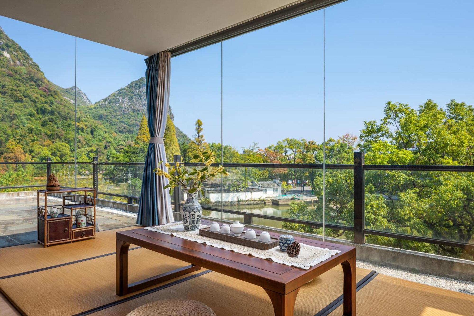 Guilin Heshe Lakeside Resort-Free Pick Up Service Stay Two Nights מראה חיצוני תמונה