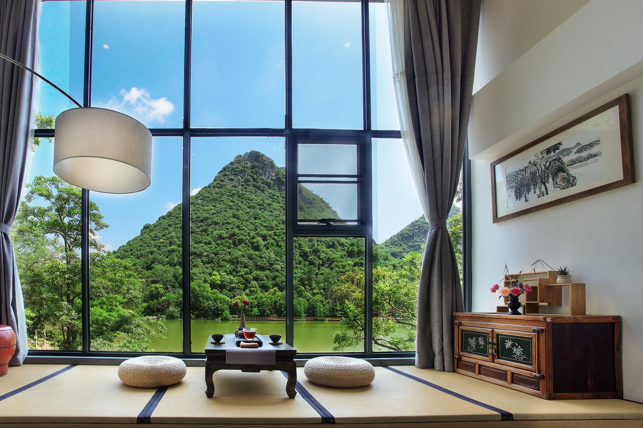 Guilin Heshe Lakeside Resort-Free Pick Up Service Stay Two Nights מראה חיצוני תמונה